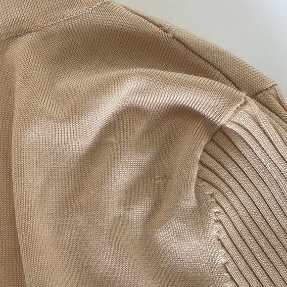 CACHE RHINESTONE ZIPPER LONG SLEEVE SWEATER MEDIUM - Picture 10 of 11